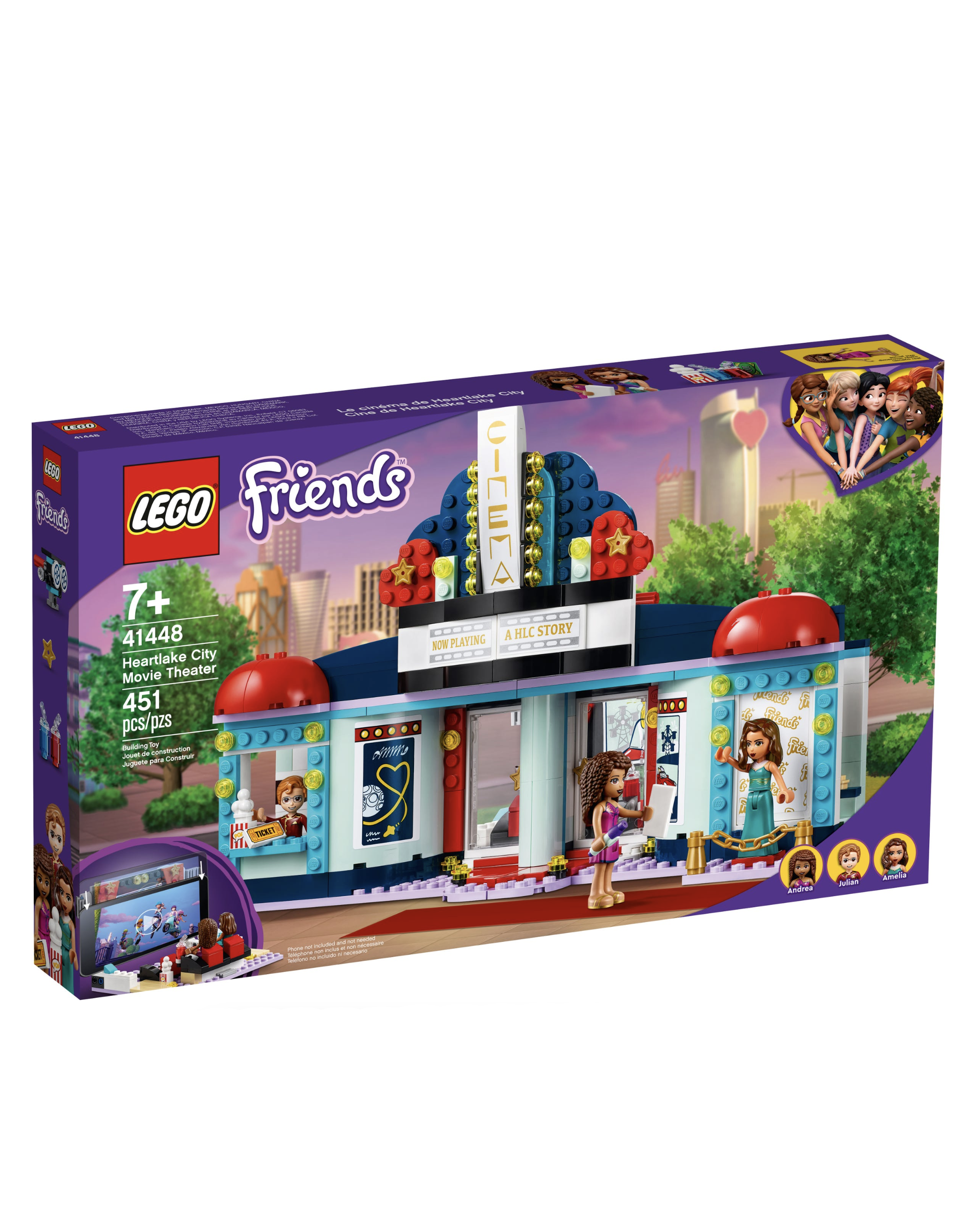 Heartlake City Movie Theater Store 41448 | Upstairs - The LEGO
