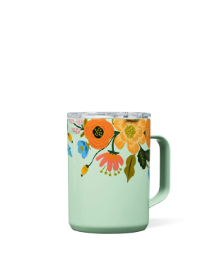Rifle Paper Co. Coffee Mug - Mint Lively Floral | Corkcicle