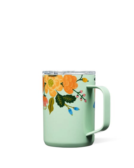 Rifle Paper Co. Coffee Mug - Mint Lively Floral | Corkcicle
