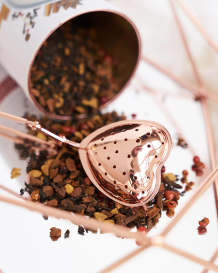 Heart Tea Infuser - Rose Gold | Pinky Up