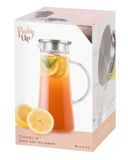 Charlie Ice Tea Carafe | Pinky Up