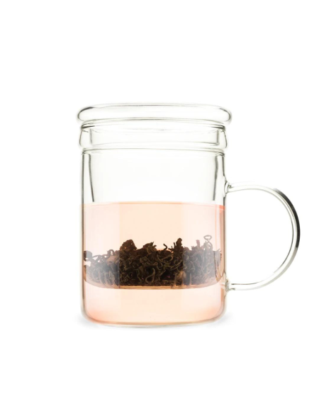 Blake Glass Tea Infuser Mug | Pinky Up