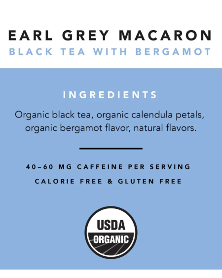 Earl Grey Macaron Loose Leaf Tea - 90g | Pinky Up