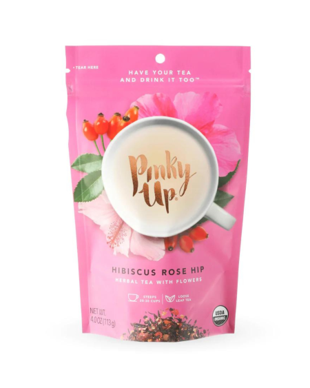 Hibiscus Rosehip Loose Leaf Tea - 100g | Pinky Up