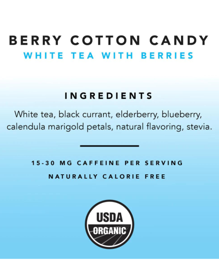Berry Cotton Candy Loose Leaf Iced Tea - 100g | Pinky Up