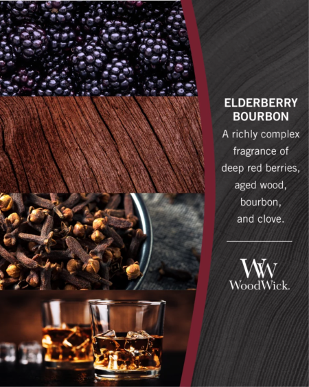 Elderberry Bourbon | Wood Wick