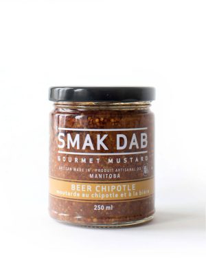 Beer Chipotle Gourmet Mustard - Made in Manitoba | Smak Dab