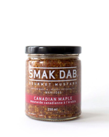 Canadian Maple Gourmet Mustard - Made in Manitoba | Smak Dab