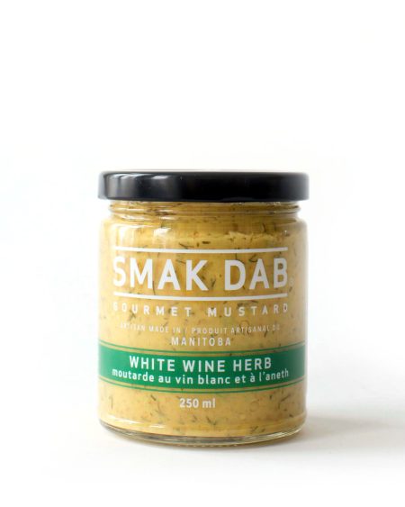 White Wine Herb Gourmet Mustard - Made in Manitoba | Smak Dab