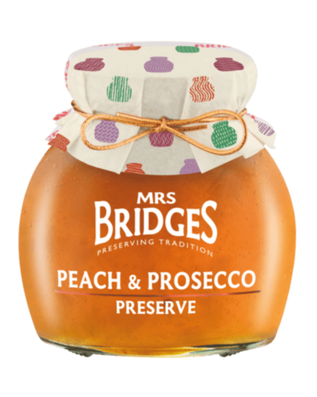 Peach & Prosecco Preserve | Mrs. Bridges