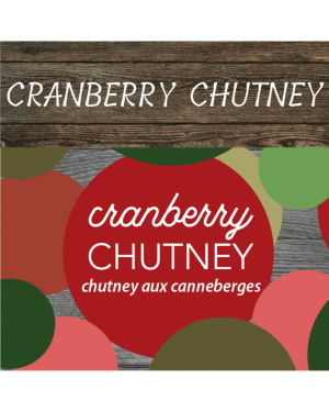 Cranberry Chutney - 250ml - Made in Edmonton | Mini Kitchen