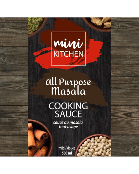 All Purpose Masala Cooking Sauce - 500ml - Made in Edmonton | Mini Kitchen
