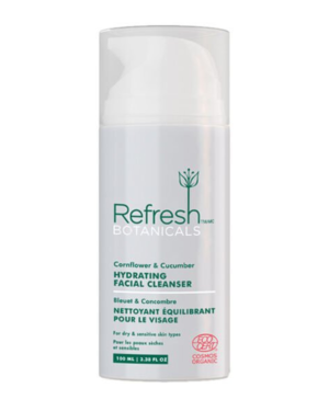 Hydrating Facial Cleanser - Cucumber & Cornflower - Made in Edmonton | Refresh Botanicals