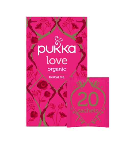 Love - 20 Herbal Tea Sachets | Pukka