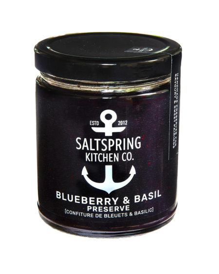 Blueberry and Basil Preserve - Locally Made in Salt Spring Island | Saltspring Kitchen Co.