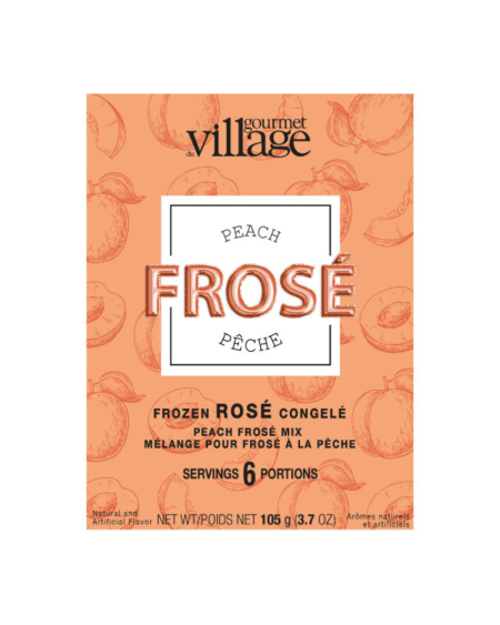Peach Frozé - Made in Quebec | Gourmet Du Village