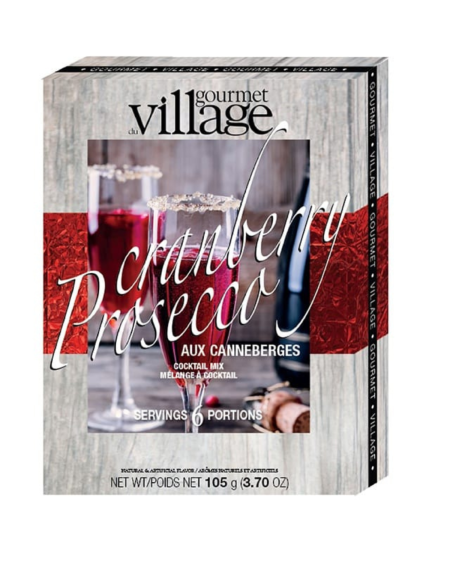 Cranberry Prosecco Cocktail Mix - Made in Quebec | Gourmet Du Village