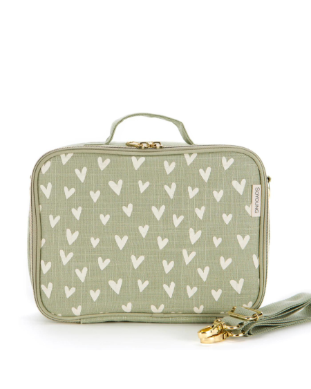 Little Hearts Sage Lunch Box | So Young