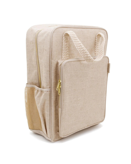 All-Day Backpack - Natural Linen | So Young