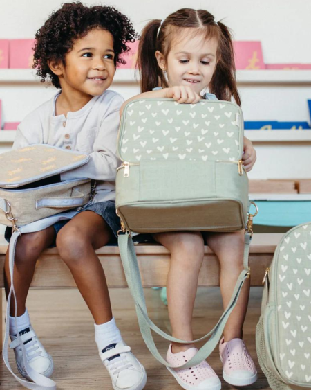 Little Hearts Sage Lunch Box | So Young